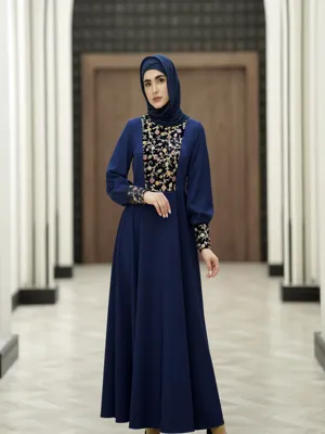 پیراهن آرمیتا آبی